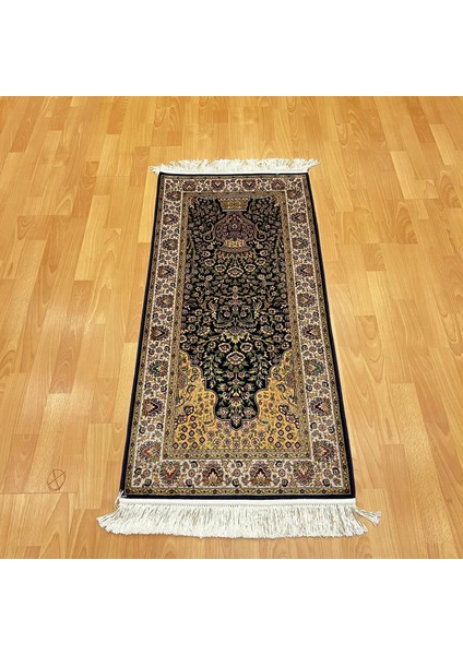 Desenli Ipek 60 x 120 Siyah Seccade modelleri