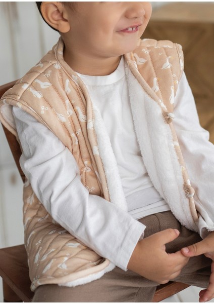 Ördek Desenli Peluş Bebek Yeleği fırsatları