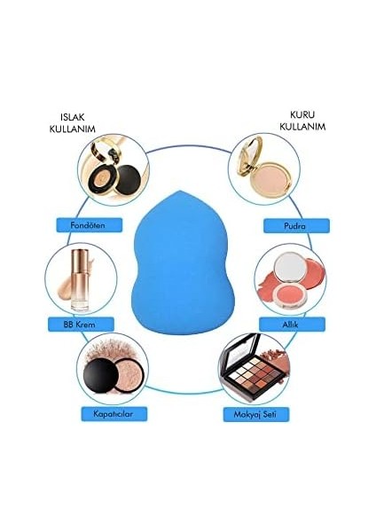 Makyaj Süngeri 7'li modelleri