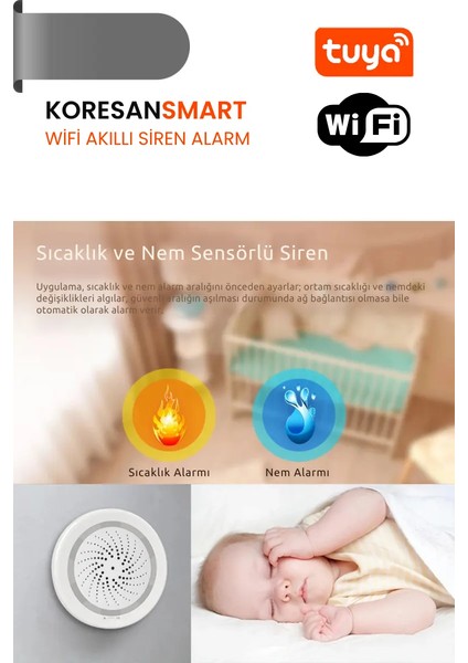 Tuya Wifi/zigbee Akıllı Siren Alarm indirimleri