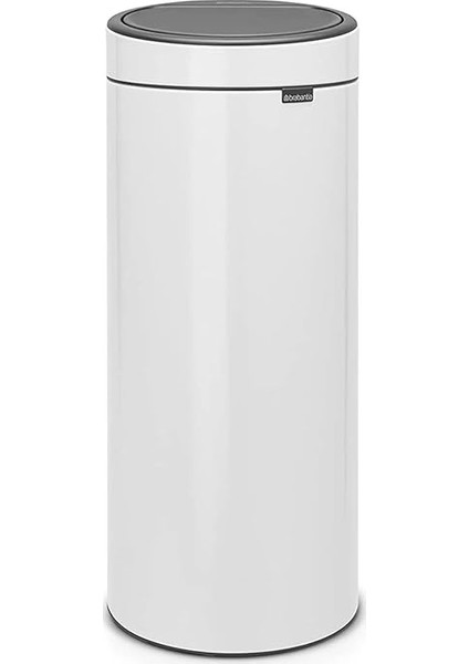 Dokunmatik Beyaz Çöp Kutusu 30 Lt