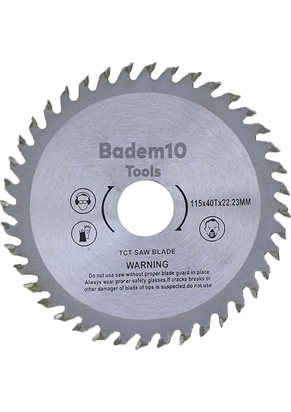 Testere Spiral Ağaç Ahşap Sunta Kesme Testeresi 115 mm 40 Diş (2 Adet)