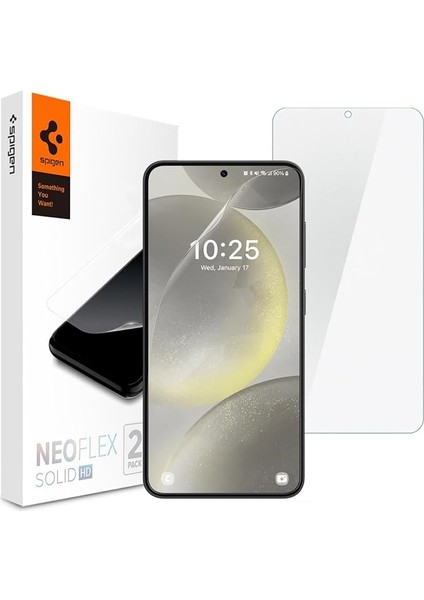 Galaxy S24 Plus ile Uyumlu Ekran Koruyucu Film Neo Flex Solid Hd (2 Adet) - AFL07431