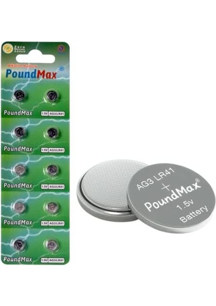 10 Adet Ag3 LR41 LR736 / L736 / G3 / G3A / 3ga / 192 / GP192 / V3GA / RW87 1.5V Alkalin Düğme Piller Küçük Elektronik Ev Aletleri, Araba Anahtarları, Ölçüm Cihazları ve Hesap Makineleri fiyatları