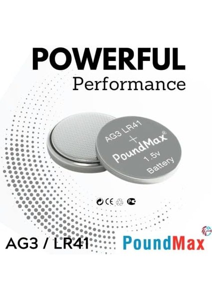 10 Adet Ag3 LR41 LR736 / L736 / G3 / G3A / 3ga / 192 / GP192 / V3GA / RW87 1.5V Alkalin Düğme Piller Küçük Elektronik Ev Aletleri, Araba Anahtarları, Ölçüm Cihazları ve Hesap Makineleri modelleri