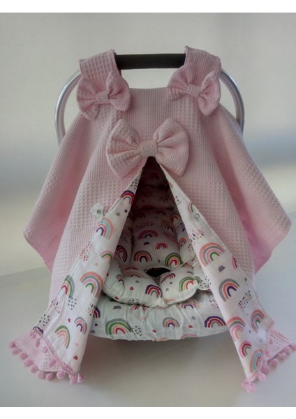 Çift Taraflı Puset Örtüsü Puset Minderi ve Puset Çarşafı