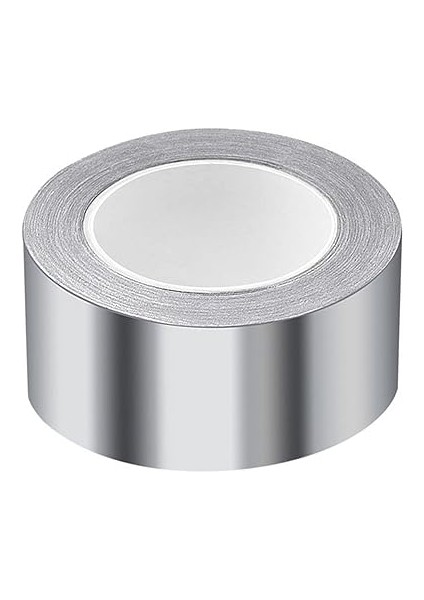 Alüminyum Folyo Bant 2 Inç 66 Feet Suya Dayanıklı Hvac Sızdırmazlık Yamaları Için Isıya Dayanıklı Sıcak ve Soğuk Hava Kanalları Metal Onarımı