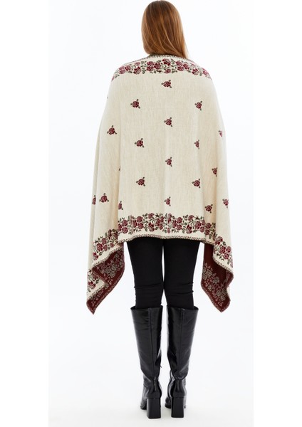 Güllü Model- Kadın,genç,anne,triko Omuz Şalı- Taş Bordo fırsatları