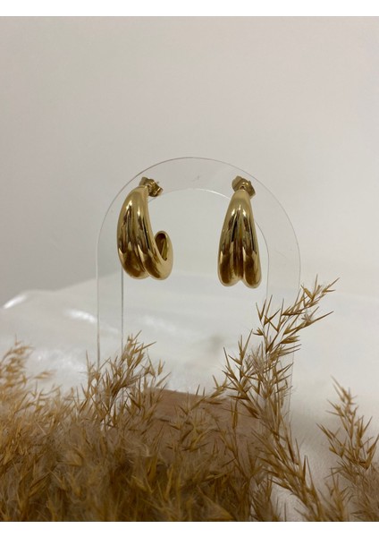 Modern Halka Xupıng Çelik Küpe fiyatları