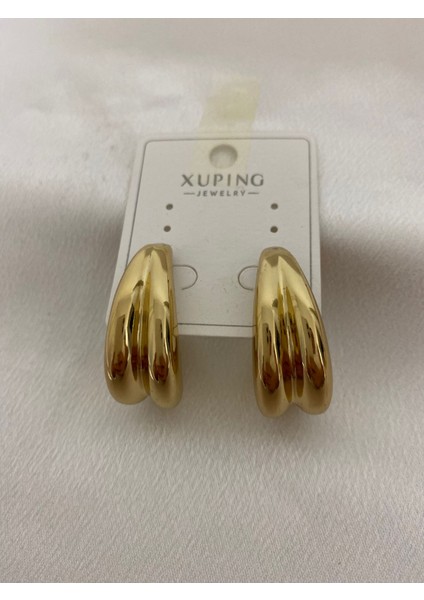 Modern Halka Xupıng Çelik Küpe modelleri