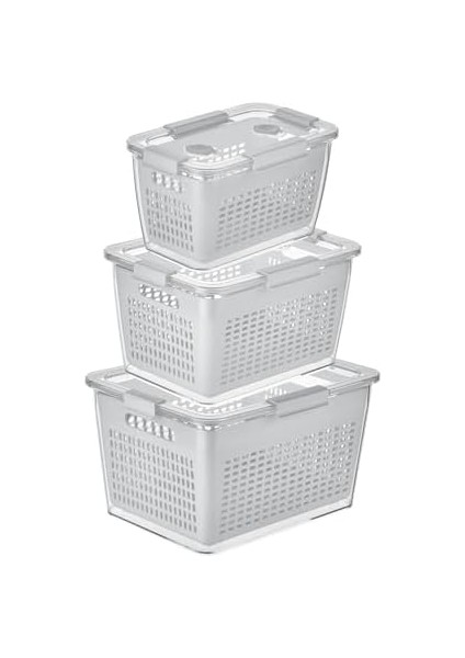 - Lavin 2-4-7 Litre Ekru Saklama Kabı modelleri