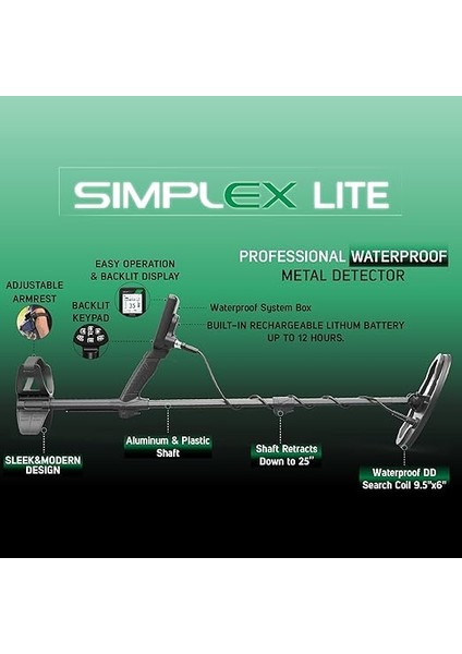 Detectıon Technologıes Metal Sımplex Lıte New Generatıon Makro modelleri