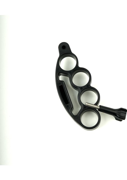 Aksiyon Kameraları 1/4 Vida Uyumlu Parmak Kavramalı Monopod Aksiyon Kamerası Sabitleyici Siyah