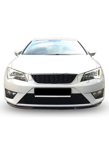 Seat Leon Mk3 Uyumlu Evrensel Universal 3 Parça Cupra Kupra Ön Ek Tampon Dili Lip Esnek Karlık modelleri