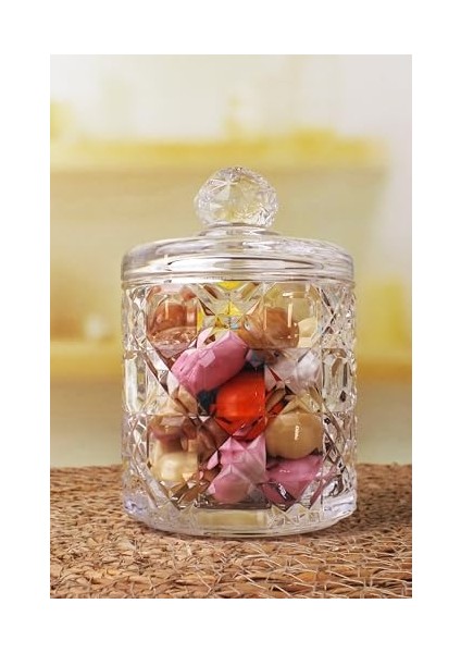 Lüx Büyük Cam Şekerlik & Cam, Kesme Cam Lüx Şekerlik 13CM*7.8CM - 06639 fiyatları