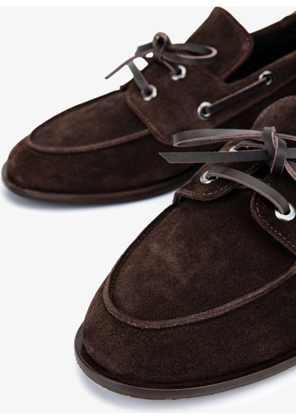 Kadın Hakiki Deri Kahverengi Casual Ayakkabı 51 10143 Bn Ayk SK25-26 Khv Yrm Suet modelleri