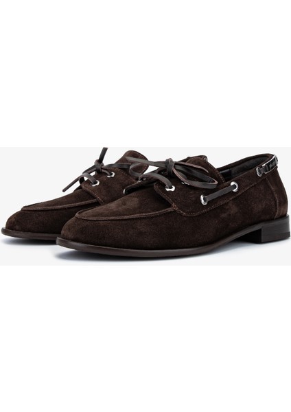Kadın Hakiki Deri Kahverengi Casual Ayakkabı 51 10143 Bn Ayk SK25-26 Khv Yrm Suet fırsatları