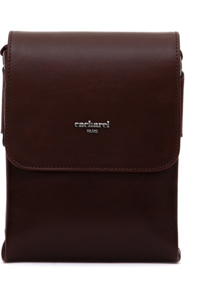 Erkek Erkek Koyu Kahverengi %100 Deri Omuz Çantası 50314080-VR084 fiyatları