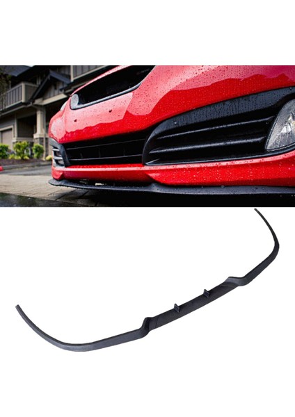 Hyundai Genesis Uyumlu Evrensel Universal 3 Parça Cupra Kupra Ön Ek Tampon Dili Lip Esnek Karlık