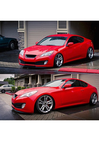 Hyundai Genesis Uyumlu Evrensel Universal 3 Parça Cupra Kupra Ön Ek Tampon Dili Lip Esnek Karlık fırsatları