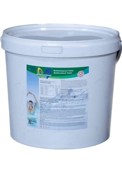 Blue Çok Fonksiyonlu 3 Ü 1 Arada%90 Multi Tablet Klor 10 kg DEEPMTK10