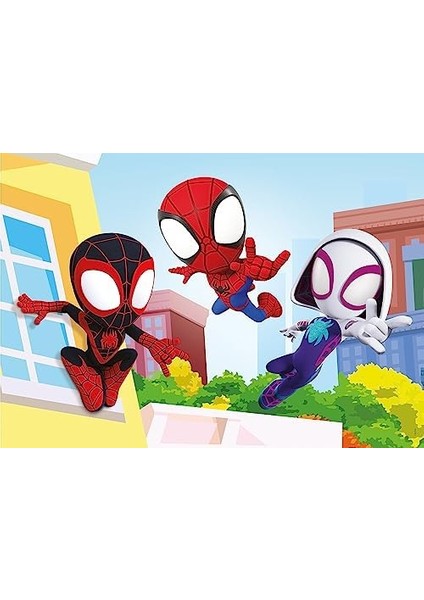 24794 Supercolor Spidey And His Amazing -2 20 Parça Yapboz, 3 Yaşından Büyük Çocuklar Için, &apos;da Üretilmiştir, Çok Renkli, Orta Boy fiyatları