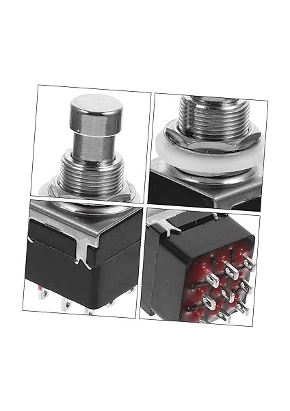 Gitar Efekt Aksesuarları Anahtar Pedal Için Amplifikatör Gitar Aksesuarı Taç Yaprağı Düğmesi Efektör Düğmeleri Enstrüman Düğmesi Gitar Düğmesi Düğmesi indirimleri