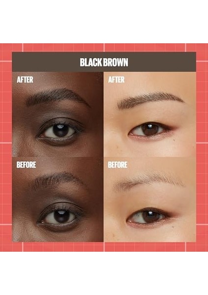 Maybellıne Build A Brow 2in1 Kaş Kalemi ve Jeli Black Brown fiyatları