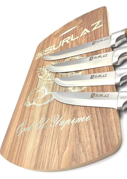 Sürlaz Sürmene Bıçak Seti Et Ekmek Sebze Meyve Bıçak Mutfak Bıçağı 4 Parça indirimleri