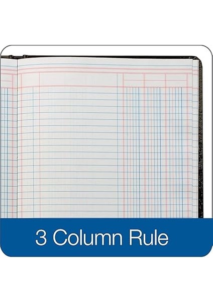 Hesap Defteri, 17,78 x 23,50 Cm, Siyah, 3 Sütun, 80 Sayfa (ARB8003M) modelleri