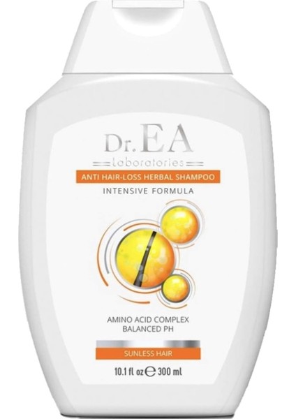Dr. Ea Laboratories Saç Dökülmesine Karşı Bitkisel Şampuan Güneş Görmeyen Saçlar 300ML fiyatları