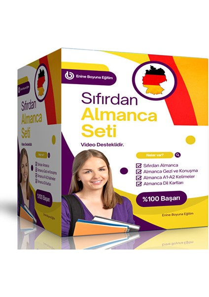 Sıfırdan Almanca Eğitim Seti (4 Kitap)