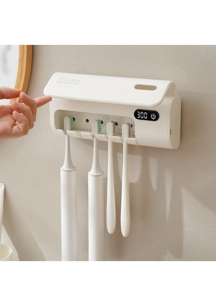 Mioji Mio UV5F Pro 2600MAH Şarj Edilebilir Uv Sterilizatörü Diş Fırçası Tutucusu Beyaz fiyatları