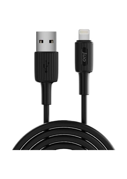 Juo 12W 2.4A Usb-A To Lightning iPad Silikon Hızlı Şarj ve Data Kablosu Siyah 2 Metre fiyatları