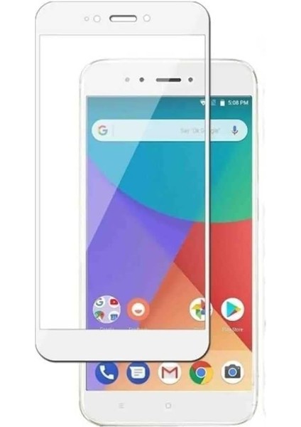 Mobile ile Uyumlu Gm 5 Plus Ekran Koruyucu Tam Kapatan Beyaz