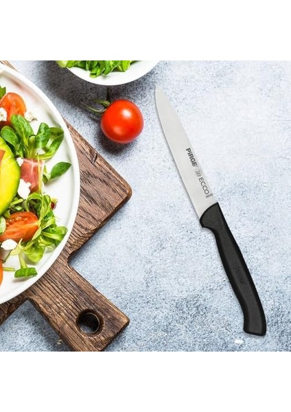 Sebze Bıçağı Sivri Ecco 38048 12CM Siyah fiyatları