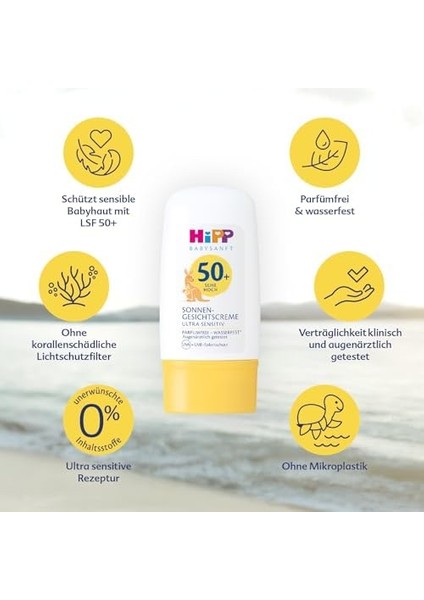 Hipp Babysanft Güneş Kremi-Yüz Için 30 ml modelleri