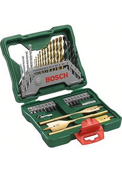 And X/ 40 Parça Aksesuar Seti, Matkap Uçları, Vidalama Uçları, Üniversal Tutucu, Havşa Açıcı, Uzun Ömürlü, Yeşil