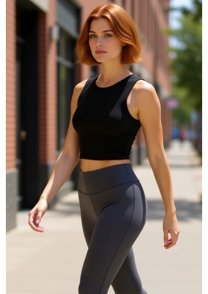 Kadınlar Için Çok Yönlü Içi Pedli Örme Spor Üst Kaliteli Şık Rahat Modern Zarif Günlük fırsatları