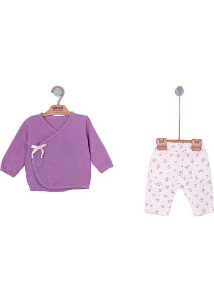 Bebek Müslin Zıbın Patiksiz Alt Takım - 1-3 / 3-6 / 6-9 Ay