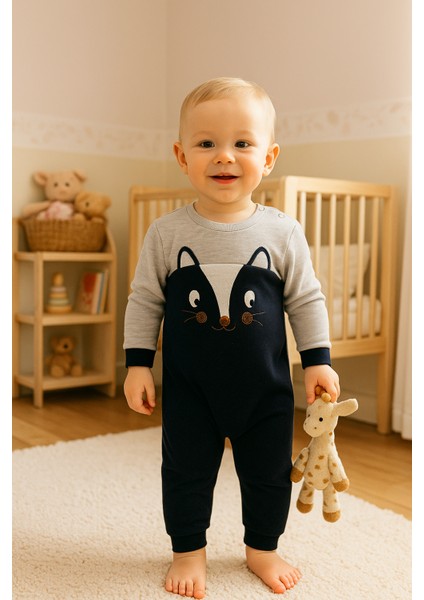 Erkek Bebek Tulum 3-6/6-9/9-12/18-24 Ay