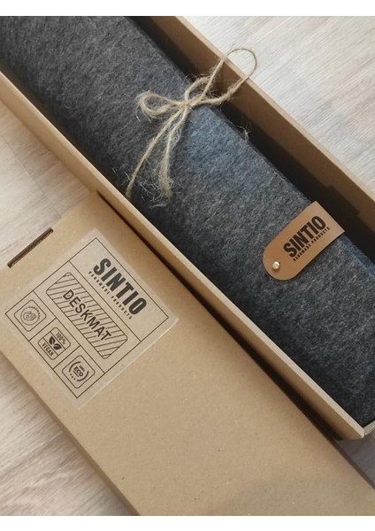 Keçe Mousepad- 50 X100 cm Kaydırmaz Taban Ilaveli, Oyuncu Gamer Mouse Pad, Büyük Boy Large Ofis Tipi Mouse Ped, Fare Altlığı, Düz Masa Koruyucu Klavye Altı Mousepad (Kahverengi)