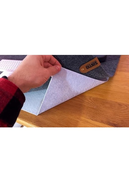 Keçe Mousepad- 50 X100 cm Kaydırmaz Taban Ilaveli, Oyuncu Gamer Mouse Pad, Büyük Boy Large Ofis Tipi Mouse Ped, Fare Altlığı, Düz Masa Koruyucu Klavye Altı Mousepad (Kahverengi) fırsatları