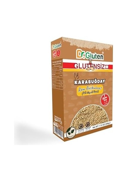Dr. Gluten Glutensiz Çiğ Karabuğday Tane