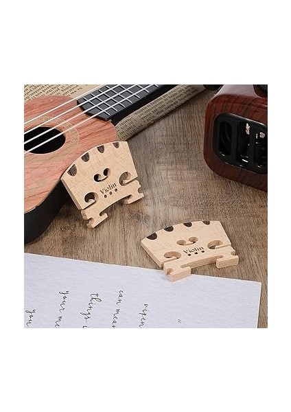 Paket Keman Köprüsü 4/4 Tam Boy Ince Sınıf Akçaağaç Keman Parçaları Müzik Enstrüman Yedek Akçaağaç Keman Köprüler Aracı 4/4 3/4 1/2 1/4 1/4 1/8 1/16 Değiştirmeleri Parçaları modelleri