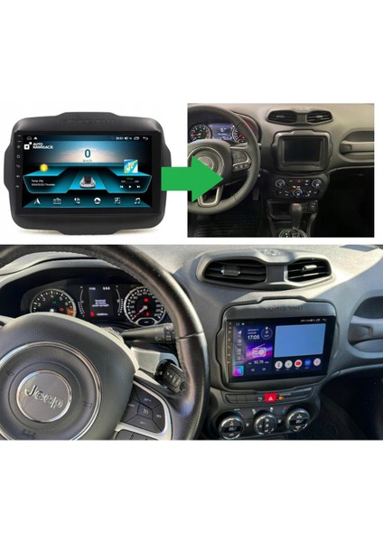 Jeep Renegade Android Multimedya Sistemi 2-32 For-X (2014-2019)