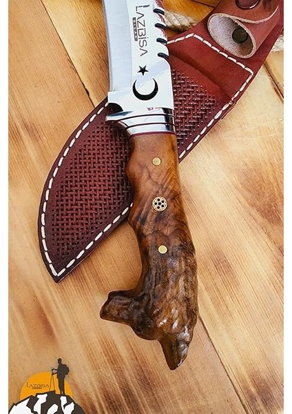 Işlemeli Sap Outdoor Kamp Bıçağı Çakısı Kılıflı Piknik Bıçak Çakı Mutfak Bıçağı (KMU-742) fiyatları