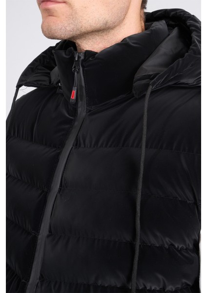 Çetinkaya Mentality 7927 Şişme Yelek Kadife Görünümlü Regular Siyah modelleri