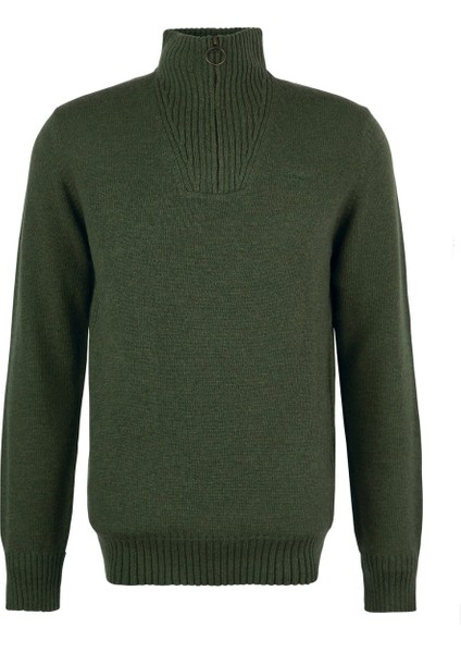 Essential Lambswool Half Zip Kazak OL54 Mıd Olıve fiyatları