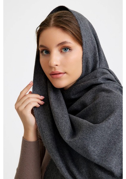 Füme Sky Cashmere Omuz Şalı